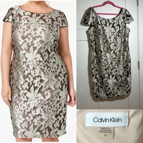 Calvin Klein Dresses Plus Size Calvin Klein Formal Dress